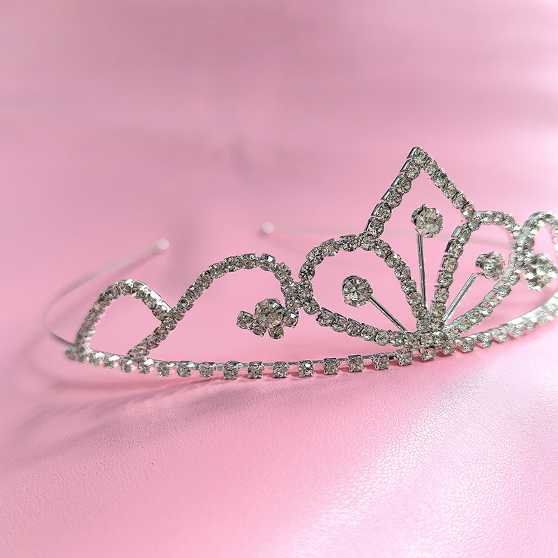 Event Suppliers - Silver Color Rhinestone Bridal Crown Luxury