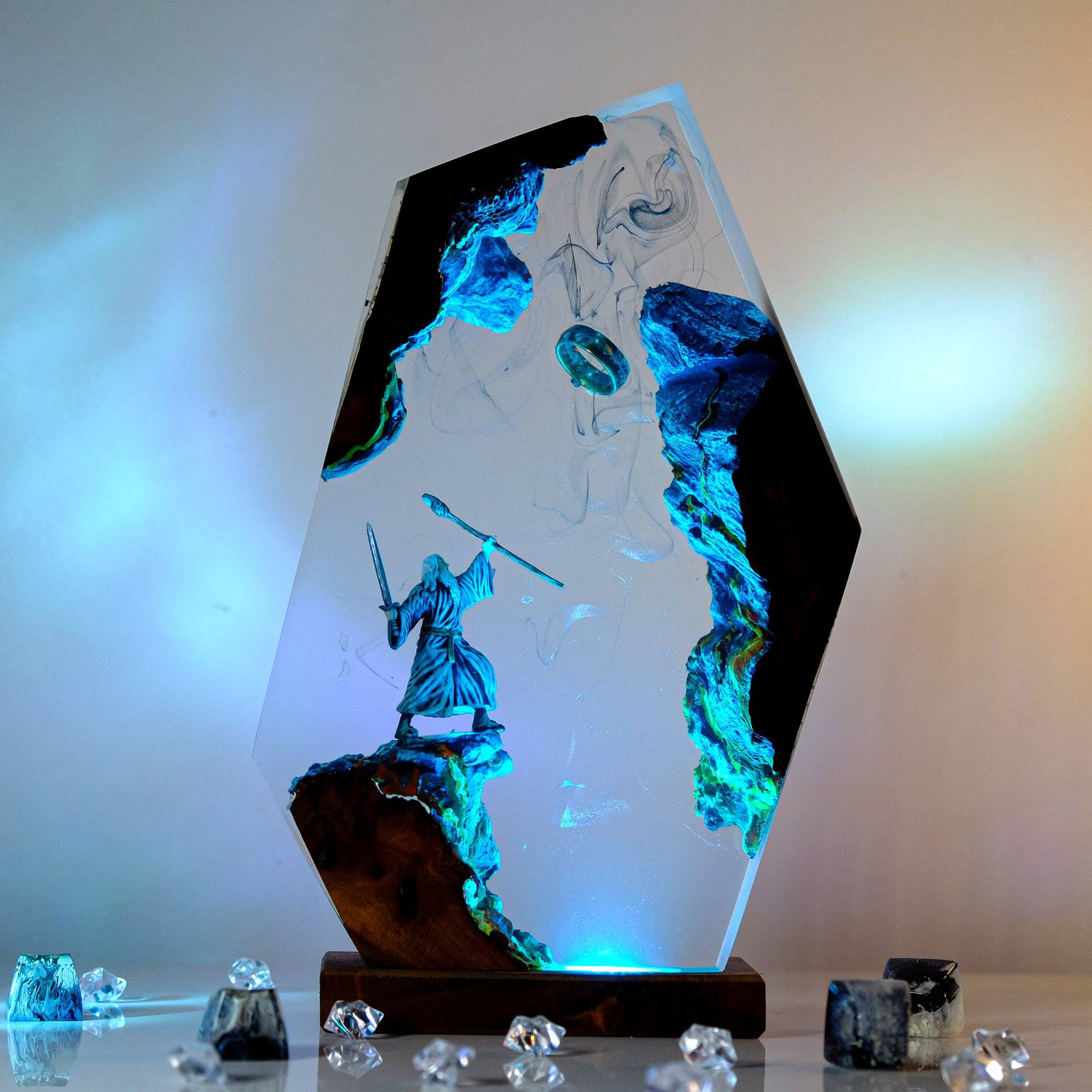 Neon Sign Party - Movie Scence Figure Table Resin Lamp