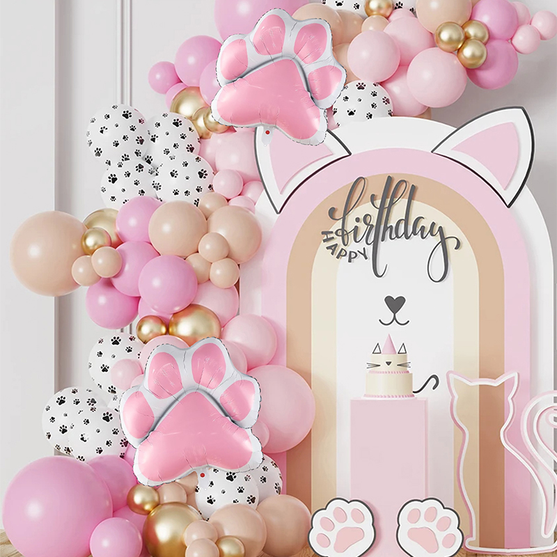 Balloon Arch Kit - 91Pcs New Meow Cat Theme Balloon