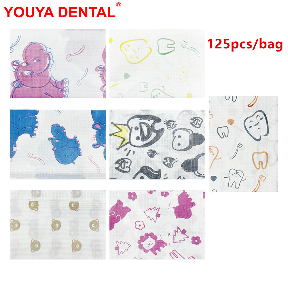 125pcs Kids Dental Bibs Dispos - огляд і ціна Table Cloth Disposable