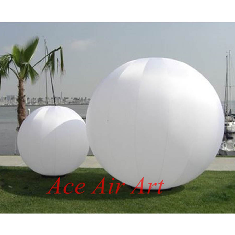 Inflatable White Round Ball, P - огляд і ціна Party Event Supplier