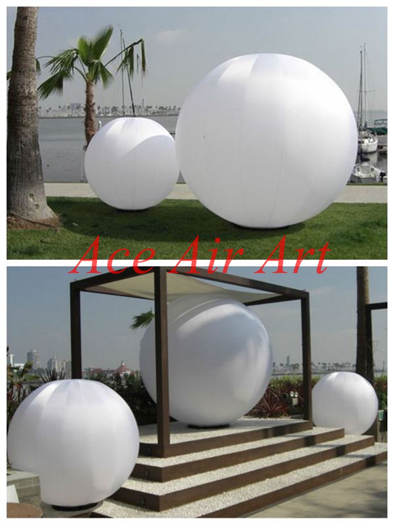 Inflatable White Round Ball, P - огляд і ціна Party Event Supplier