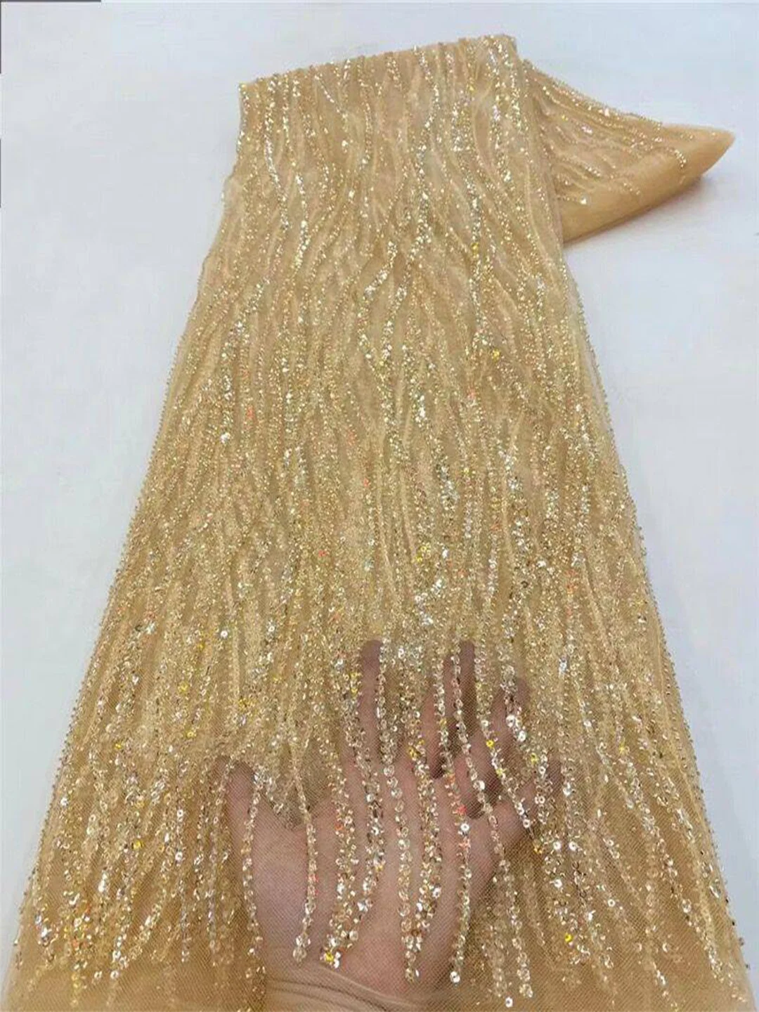 Gold Color Africa Embroidered  - огляд і ціна Glitter Tablecloth