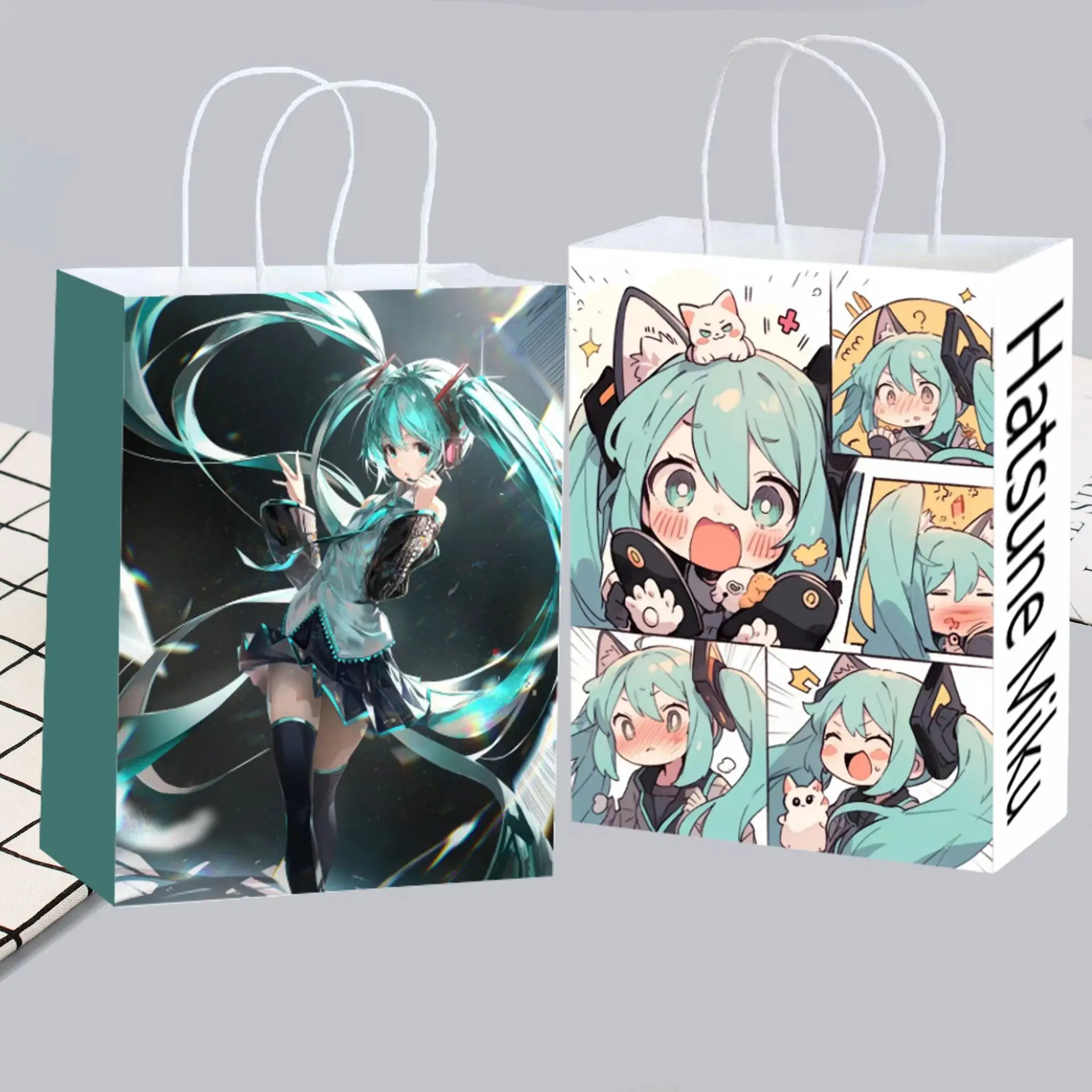 Cute Anime Hatsune Miku Paper  - огляд і ціна Party Favor Bag