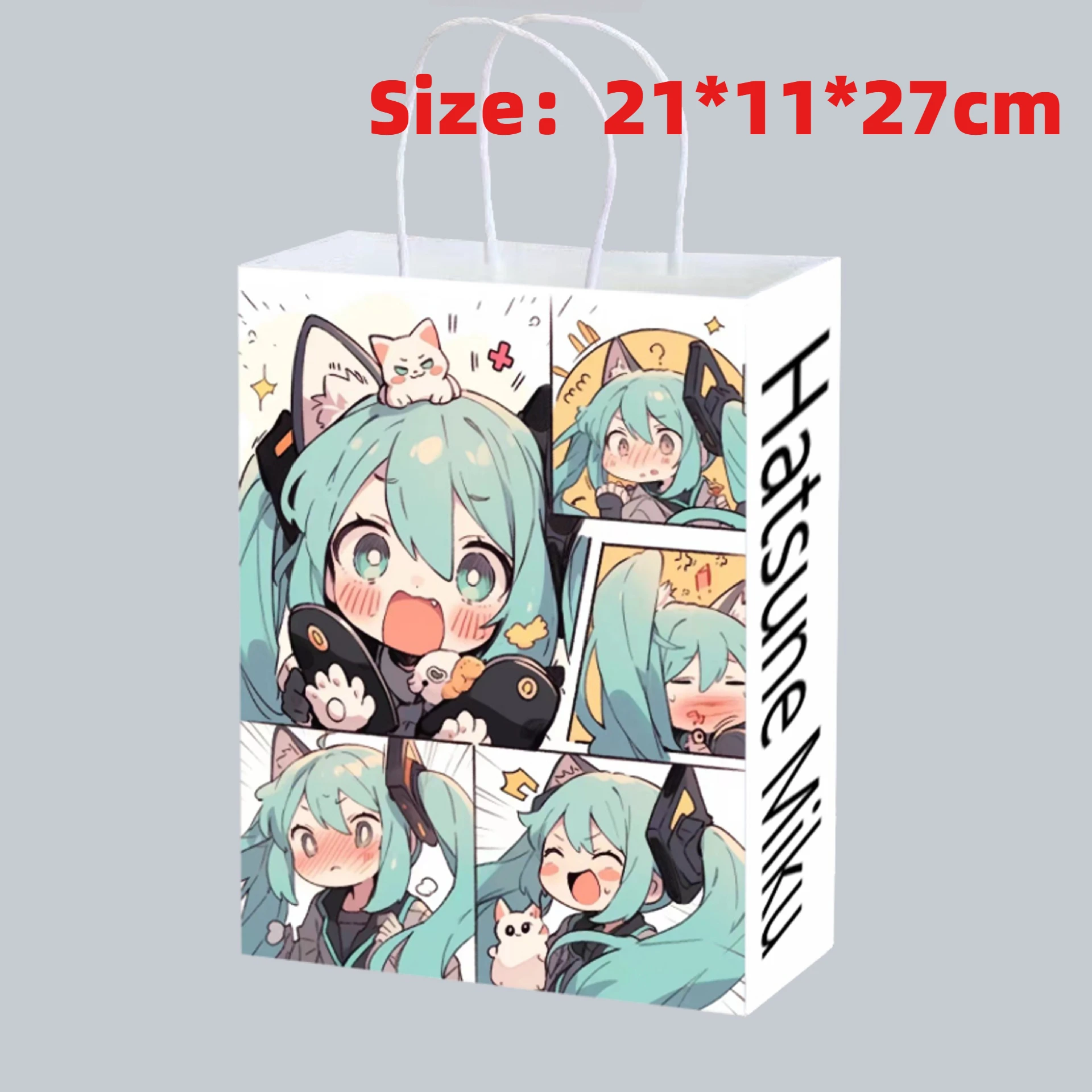 Cute Anime Hatsune Miku Paper  - огляд і ціна Party Favor Bag