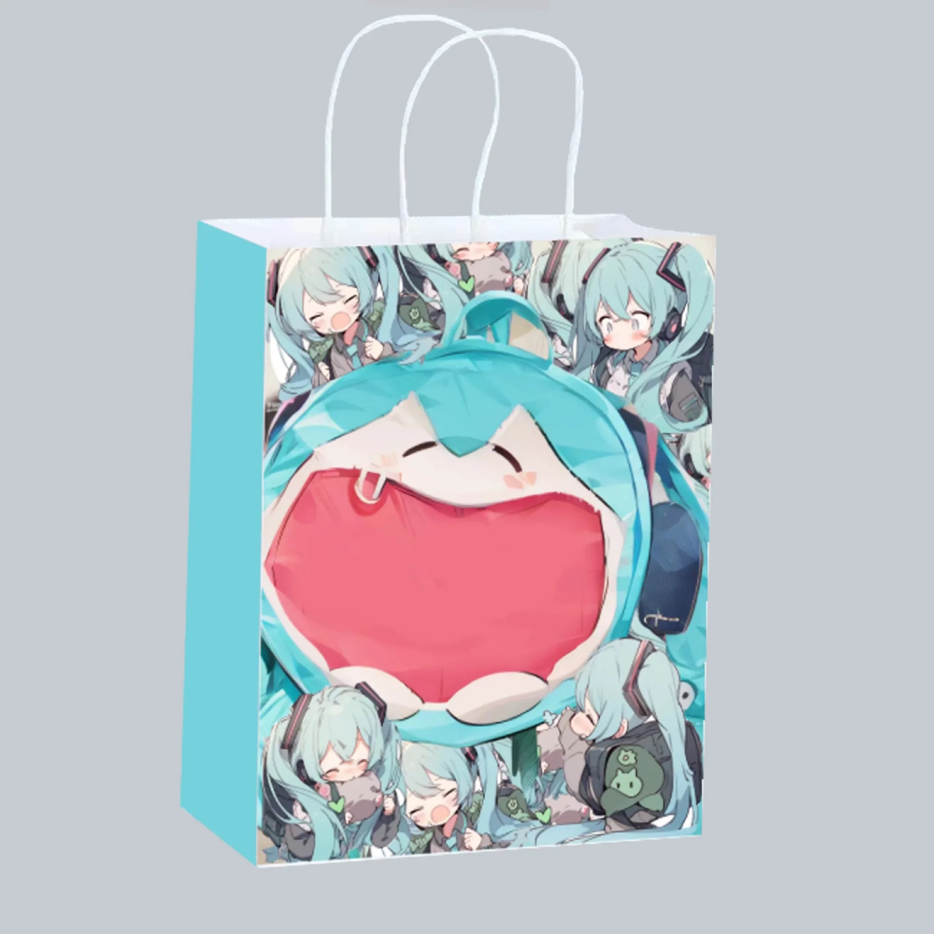Cute Anime Hatsune Miku Paper  - огляд і ціна Party Favor Bag