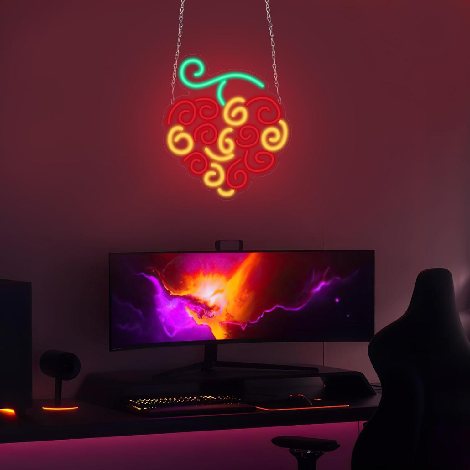 Cyber Fruit Neon Sign USB Dimm - огляд і ціна Neon Sign Party