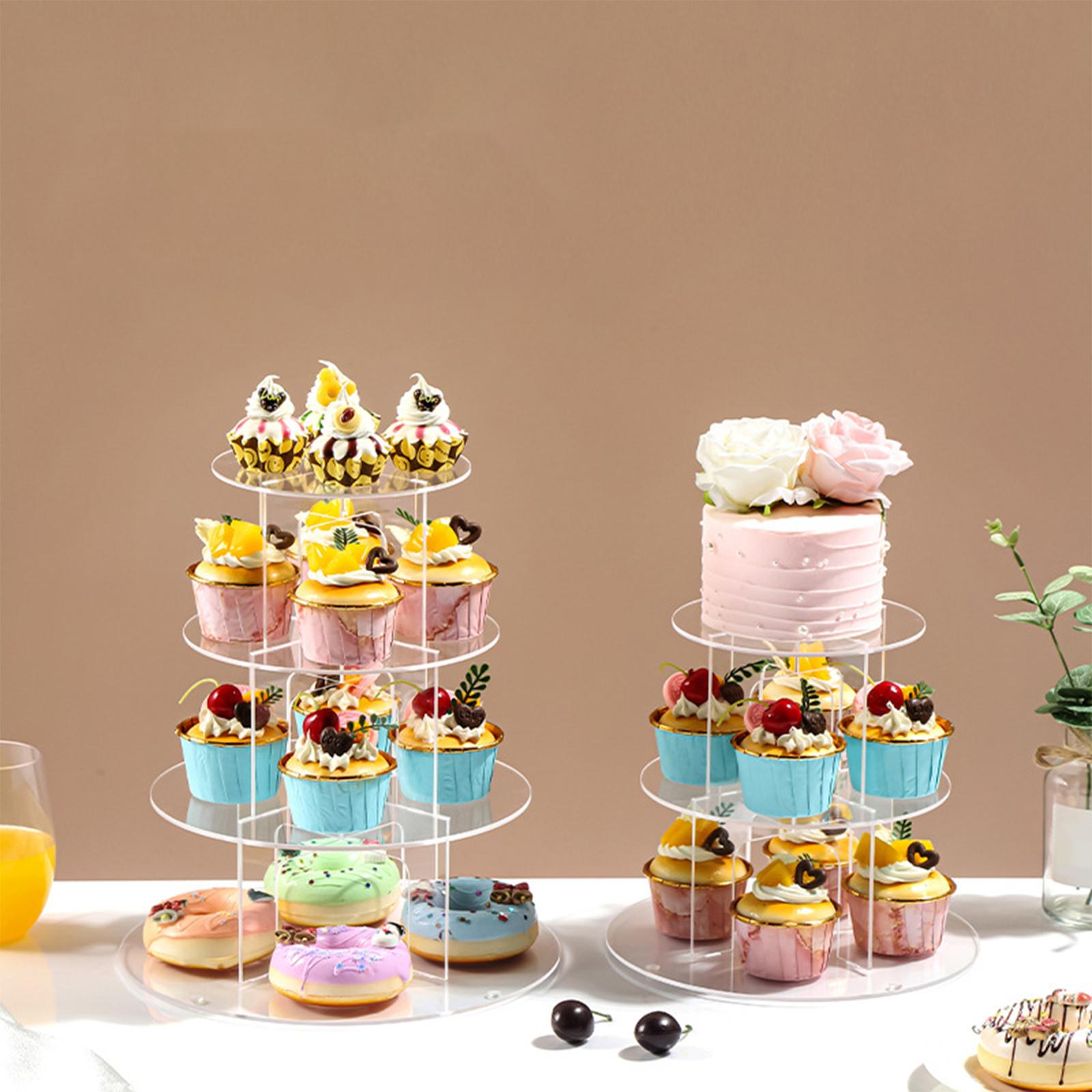3/4/5 Tier Acrylic Cupcake Sta - огляд і ціна Cupcake Stand Tier
