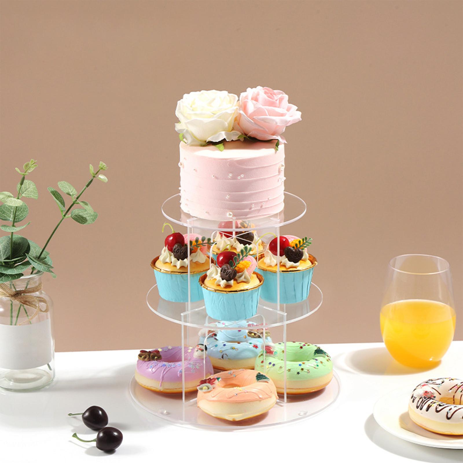 3/4/5 Tier Acrylic Cupcake Sta - огляд і ціна Cupcake Stand Tier
