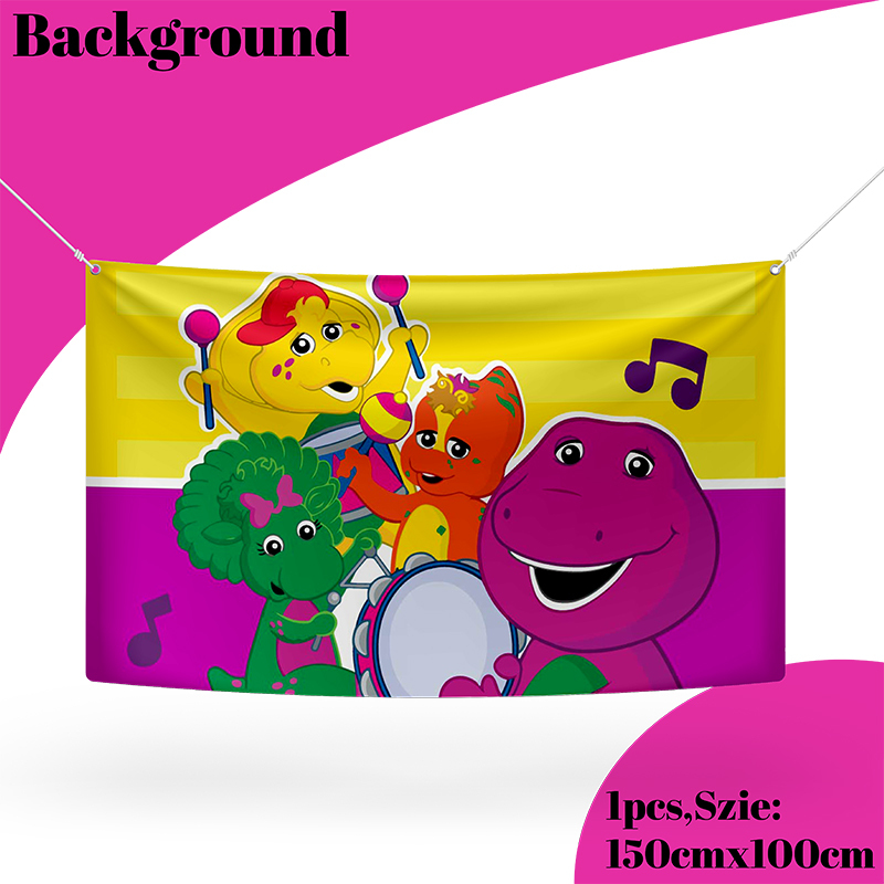 Dinosaur Barney Party Supplies - огляд і ціна Table Cloth Disposable