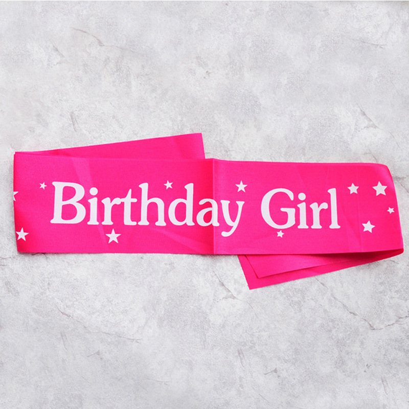 Birthday Girl Ribbons Shoulder - огляд і ціна Birthday Sash Glitter