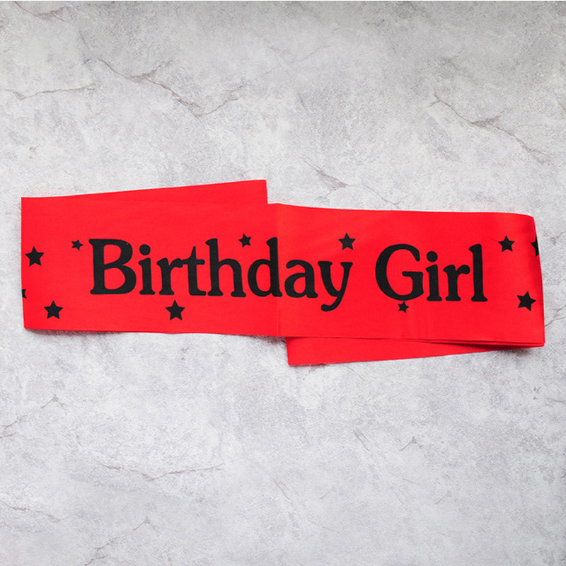 Birthday Girl Ribbons Shoulder - огляд і ціна Birthday Sash Glitter