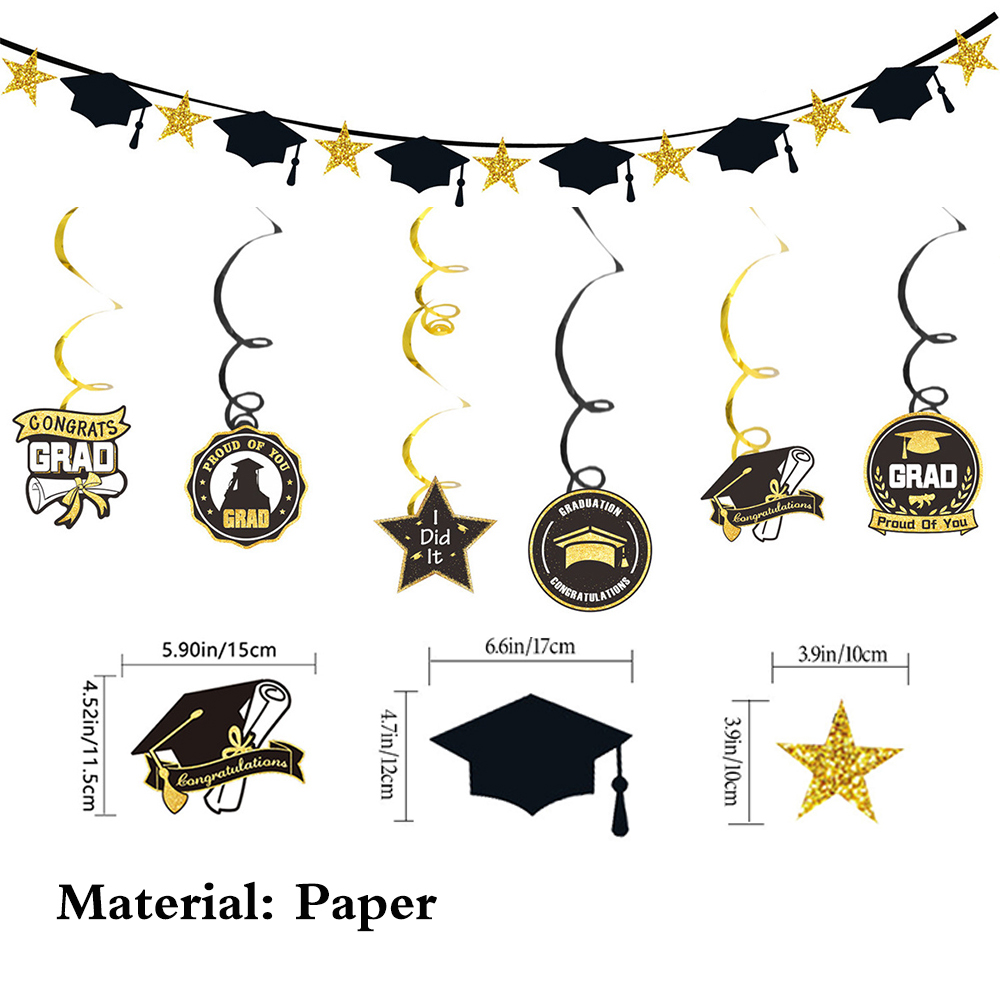 Graduation Party Decoration Se - огляд і ціна Party Banner Gold
