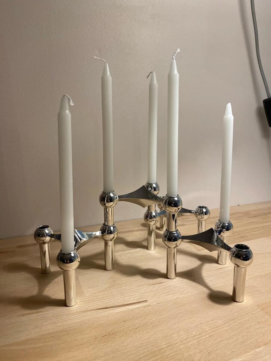 Metal Candle Holder Nordic Mol - огляд і ціна Centerpiece Stick