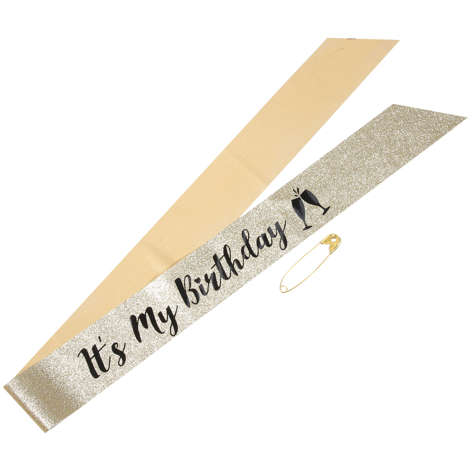 1Pcs Shiny Glitter Cloth Birth - огляд і ціна Birthday Sash Glitter