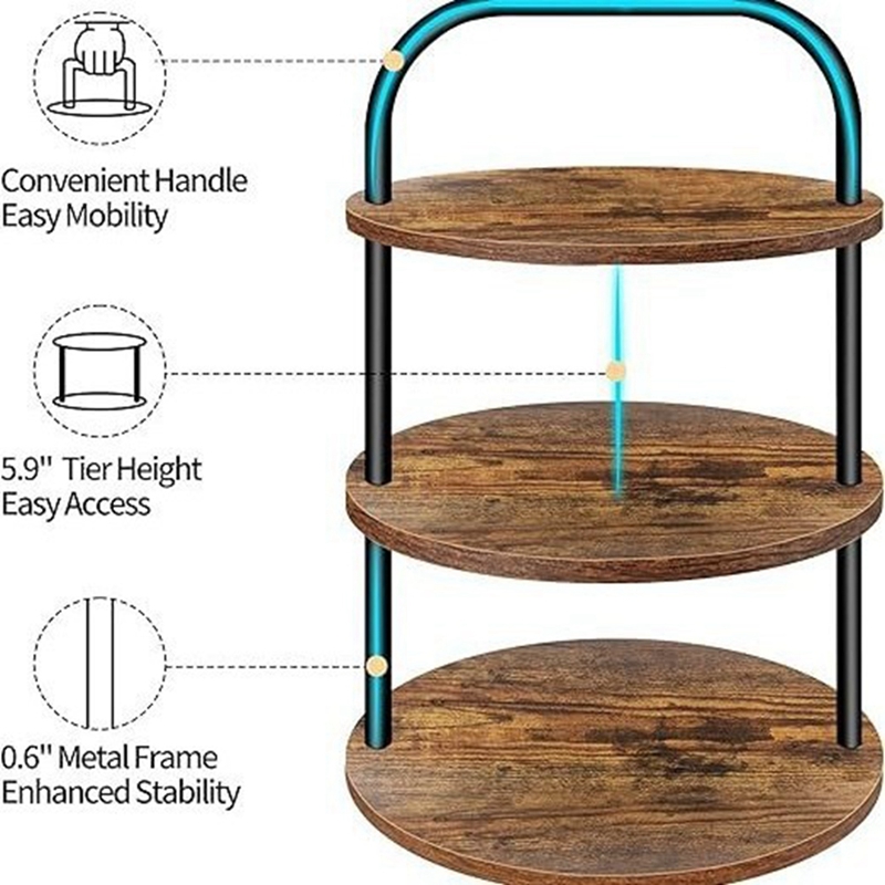ABLN-Wooden Cupcake Stand Dess - огляд і ціна Cupcake Stand Tier