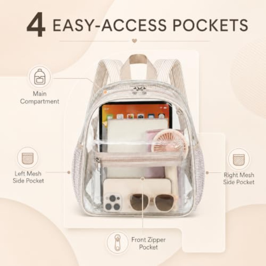 Mini Clear Backpack for Stadiu - огляд і ціна Event & Party Supply