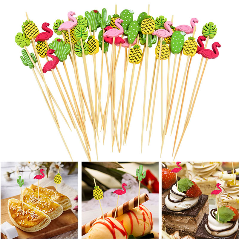 100Pcs Disposable Bamboo Skewe - огляд і ціна Centerpiece Stick