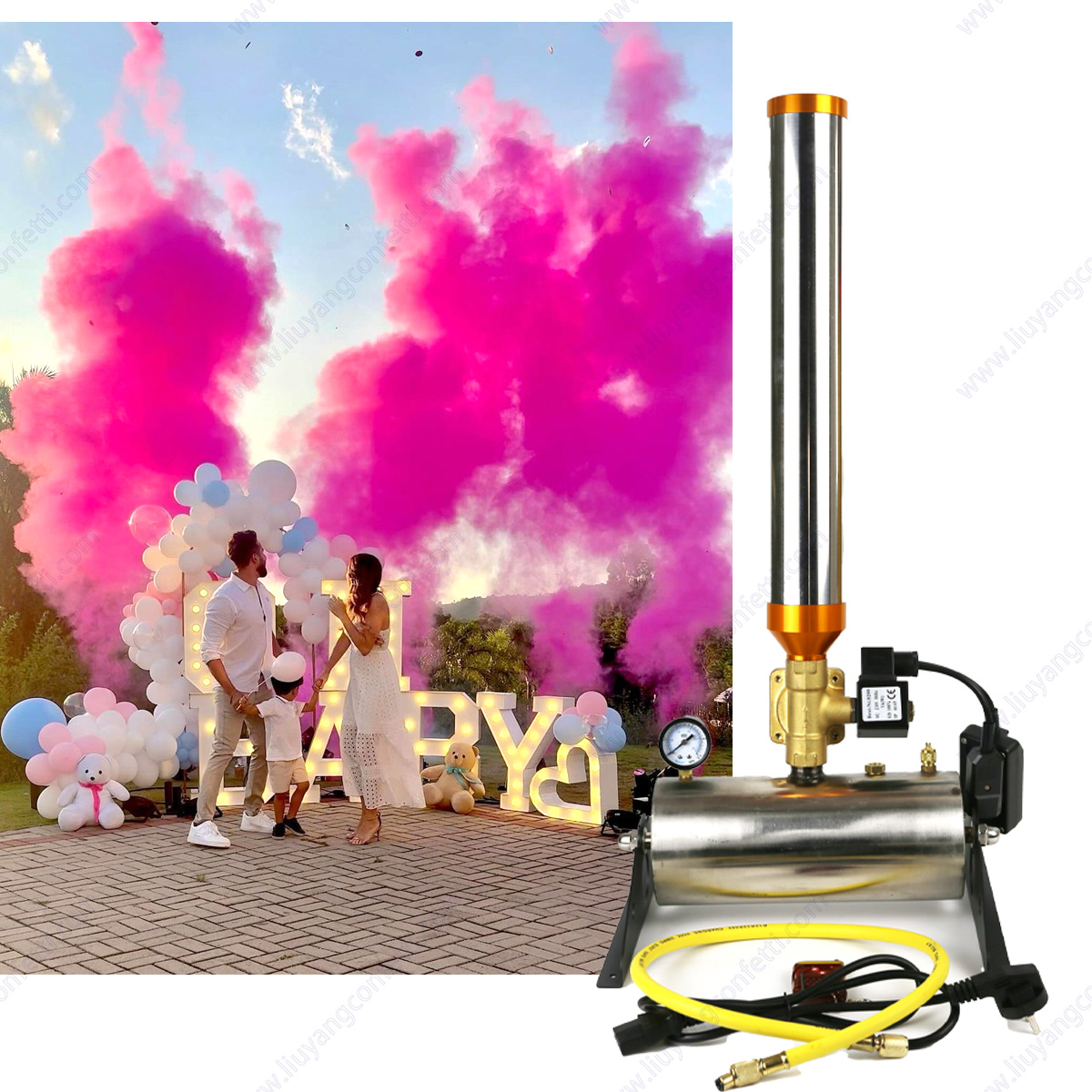Electric Remote Control Confet - огляд і ціна Confetti Cannon Tube