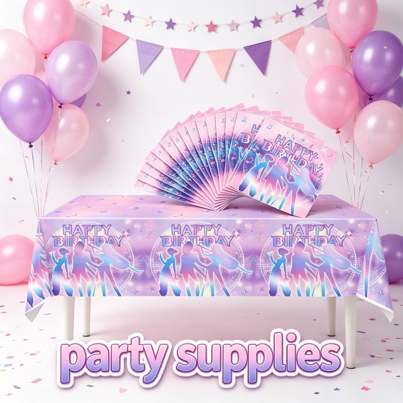 Hot Anime Movie KPOP Pink and  - огляд і ціна Table Cloth Disposable