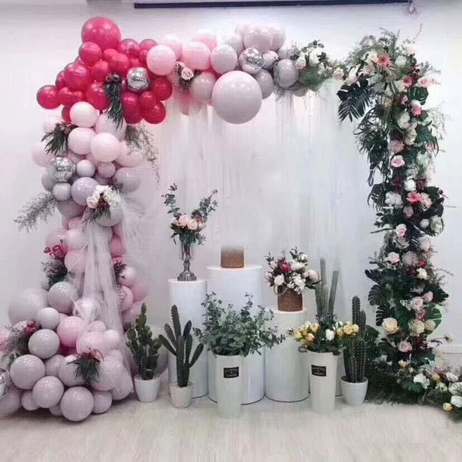 2.1x2m / 79x83inch Gold Weddin - огляд і ціна Balloon Arch Kit