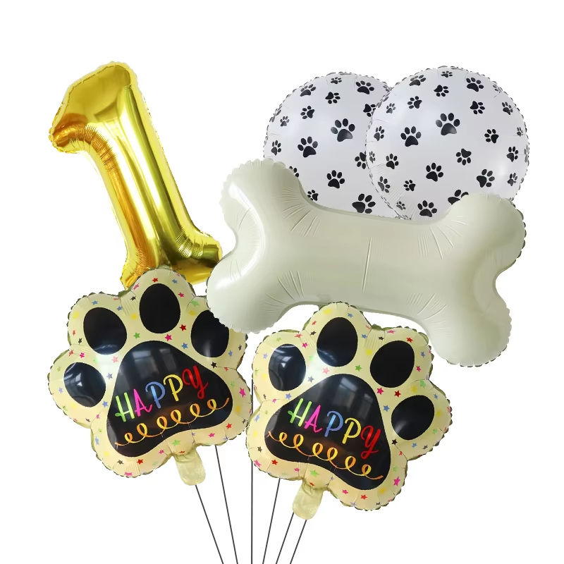 Gold WOOF Balloons, Dog Birthd - огляд і ціна Let'S Party Event Supply