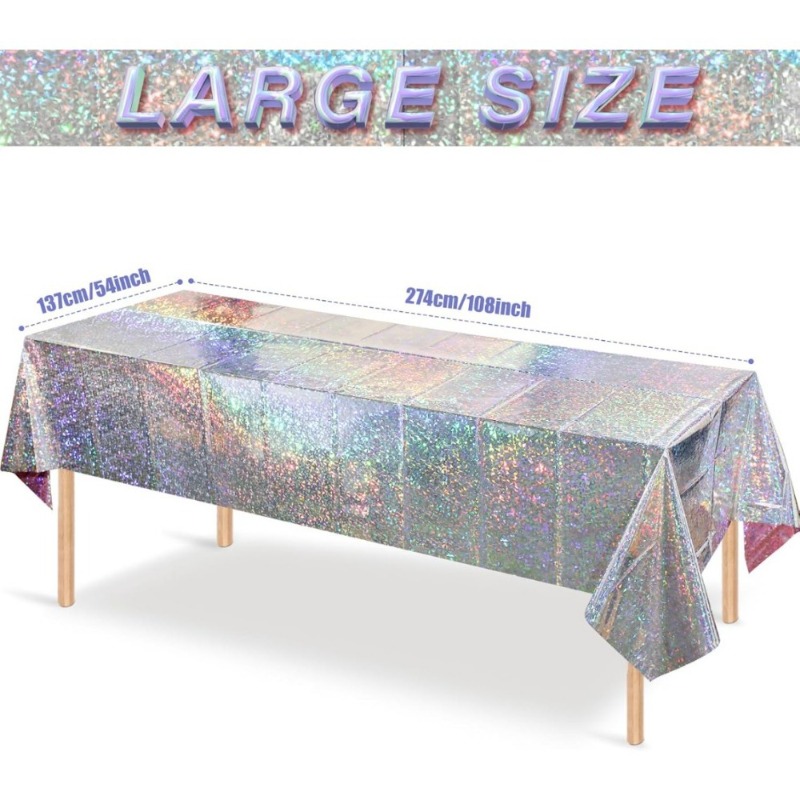 1PC Disposable Tablecloth PE W - огляд і ціна Table Cloth Disposable
