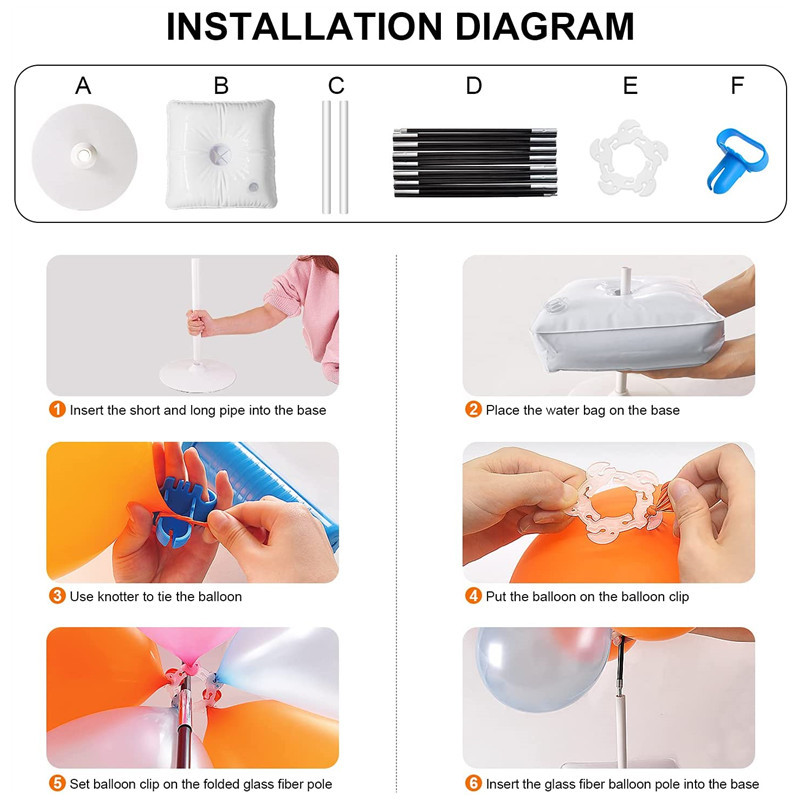 Balloon Stand Holder Balloon A - огляд і ціна Balloon Arch Kit