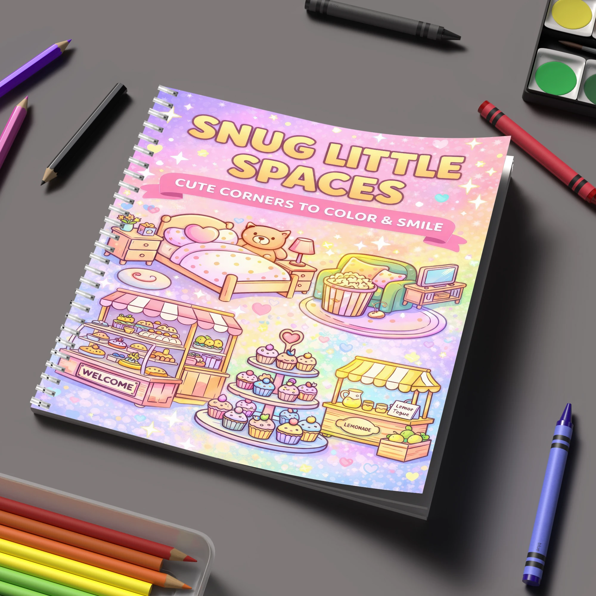 Coloring Book Little Spaces fo - огляд і ціна Supply Event