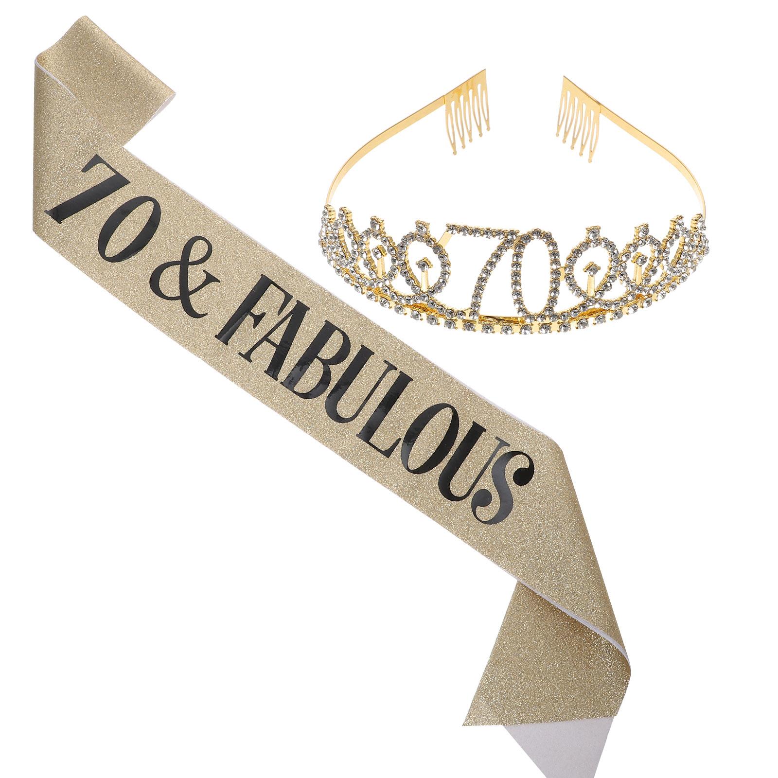 Glitter Sash Birthday Crown Se - огляд і ціна Birthday Sash Glitter