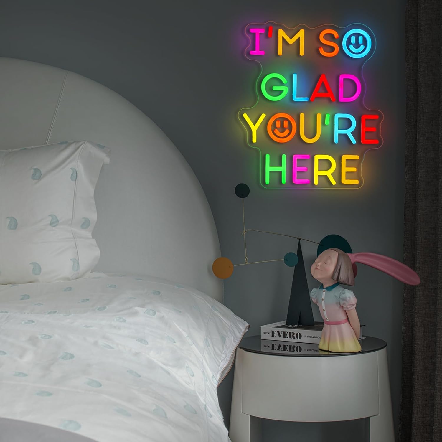  I'm So Glad You‘re Here Neon - огляд і ціна Neon Sign Party
