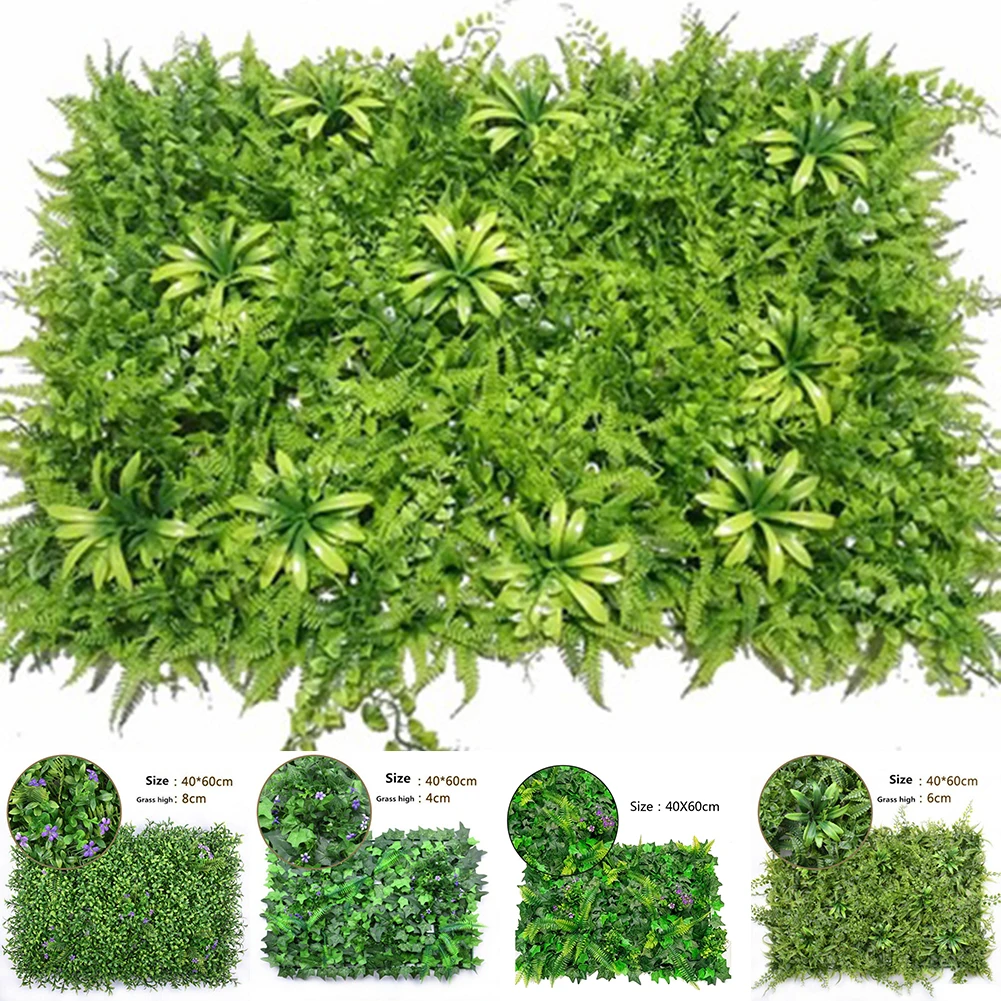 40*60cm Artificial Lawn Plant  - огляд і ціна Flower Wall Panel