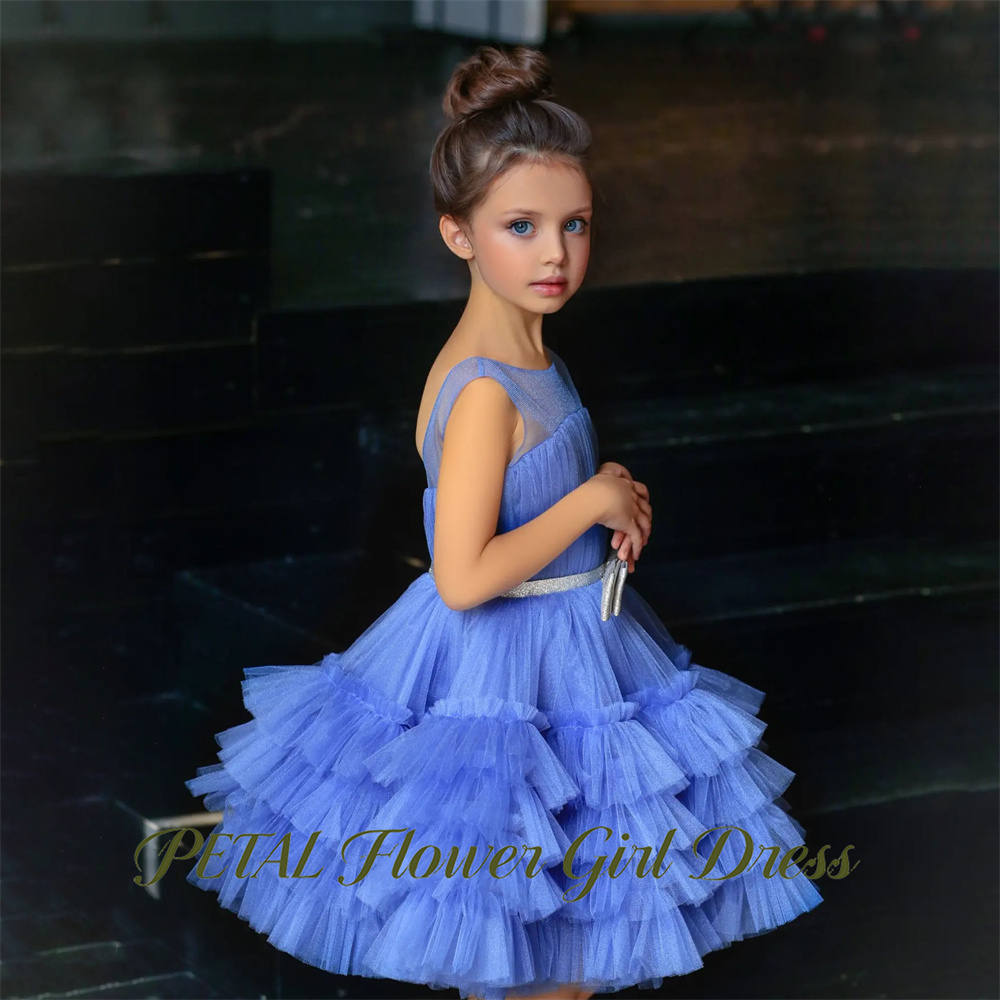 Petal Blue Sleeveless Children - огляд і ціна Birthday Sash Glitter