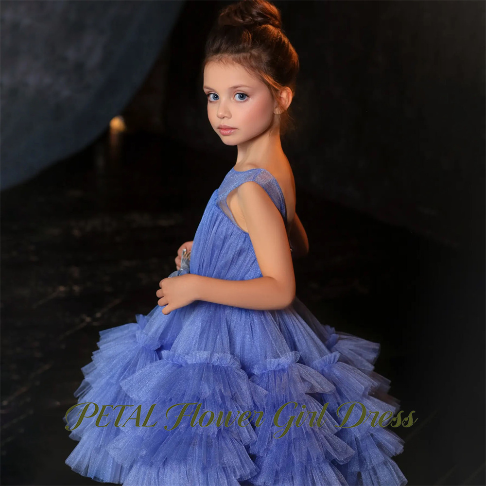 Petal Blue Sleeveless Children - огляд і ціна Birthday Sash Glitter