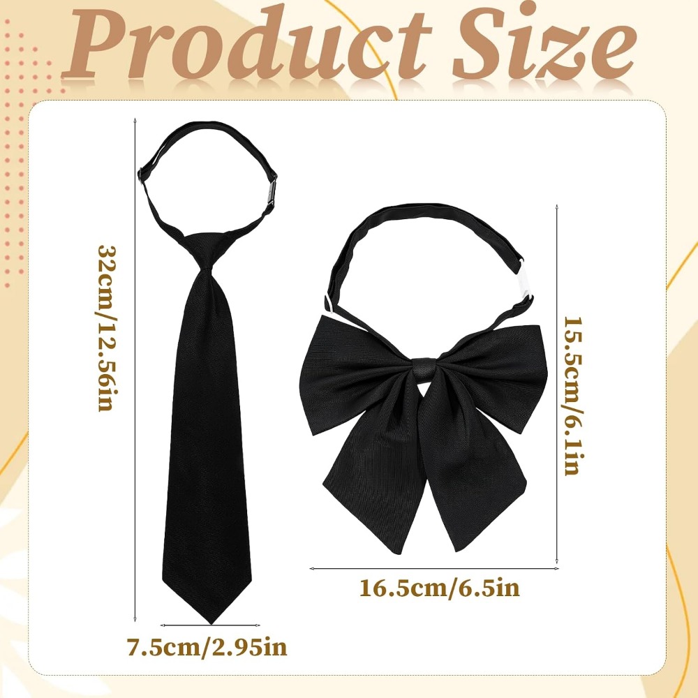 Black Bow Ties for Women, Larg - огляд і ціна Event & Party Supply