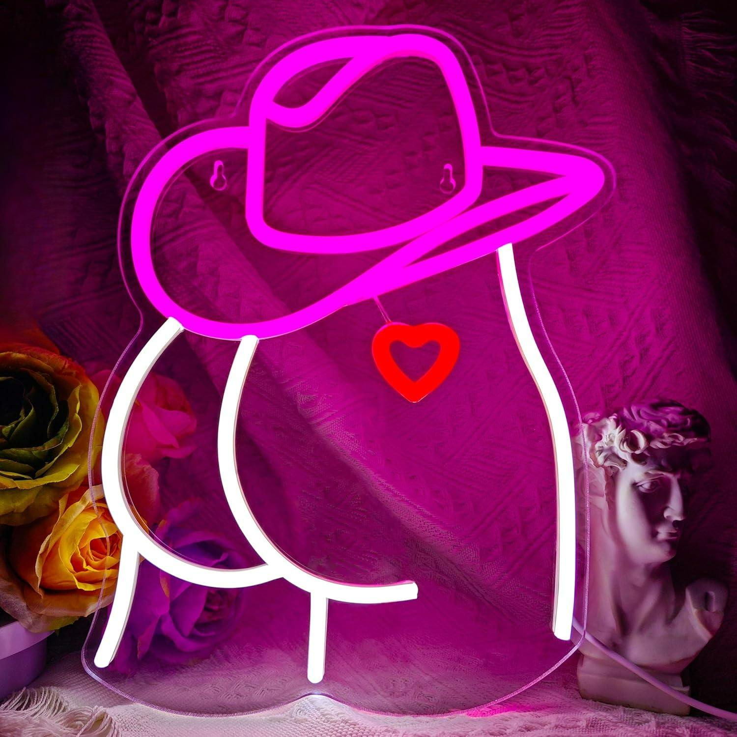 Cowgirl Neon Sign Dimmable LED - огляд і ціна Neon Sign Party