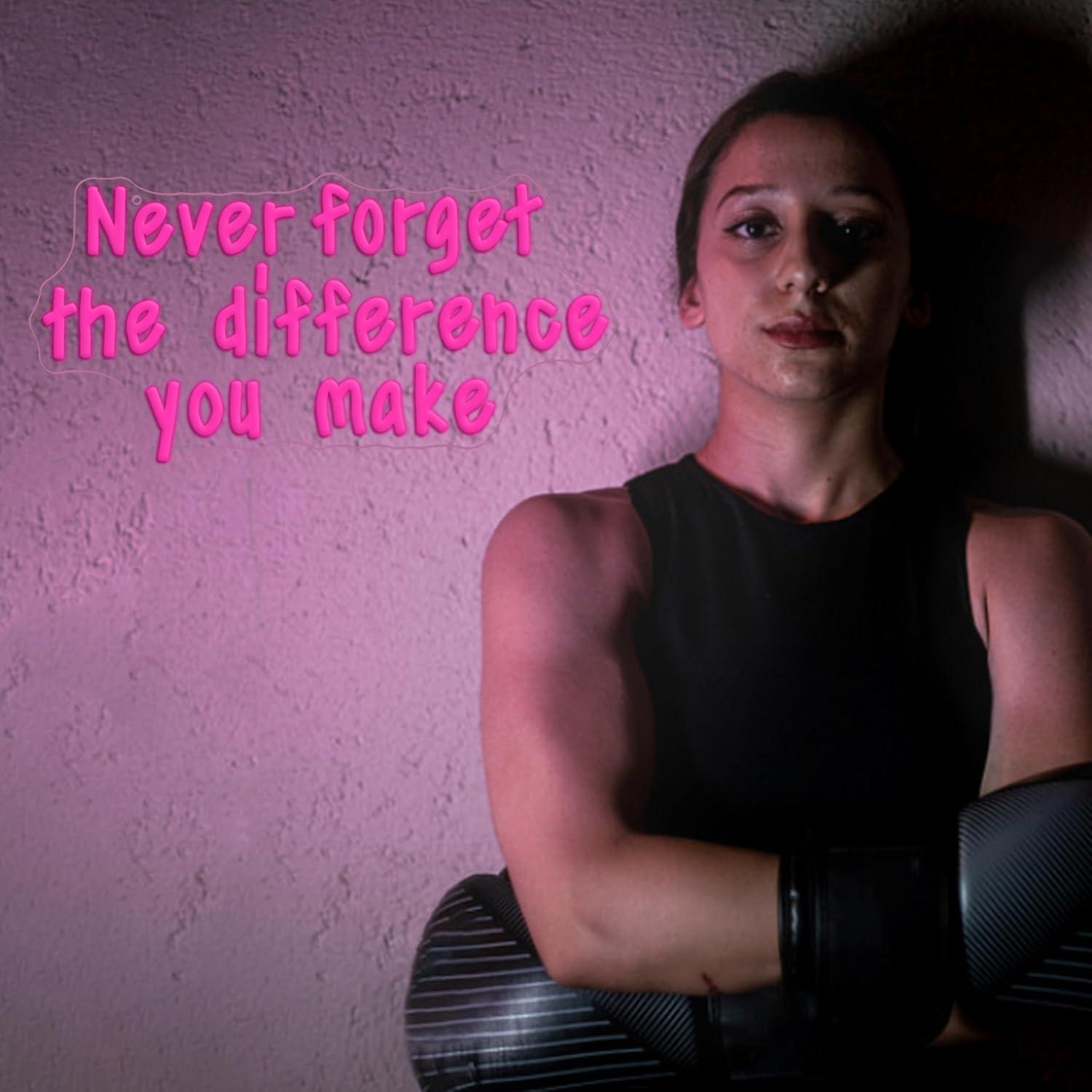Never Forget The Difference Yo - огляд і ціна Neon Sign Party