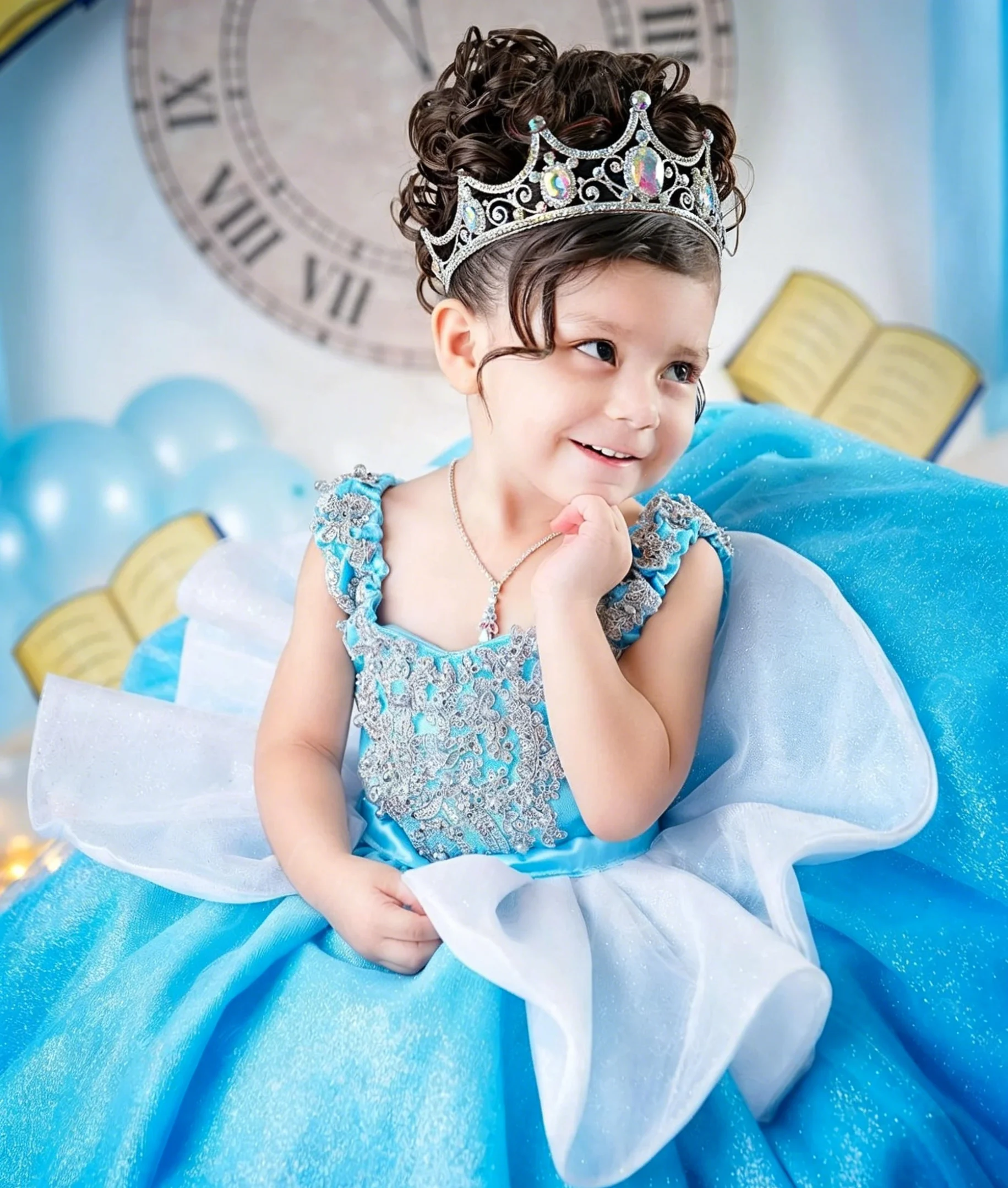Custom Luxury Dress FlowerGirl - огляд і ціна Birthday Sash Glitter