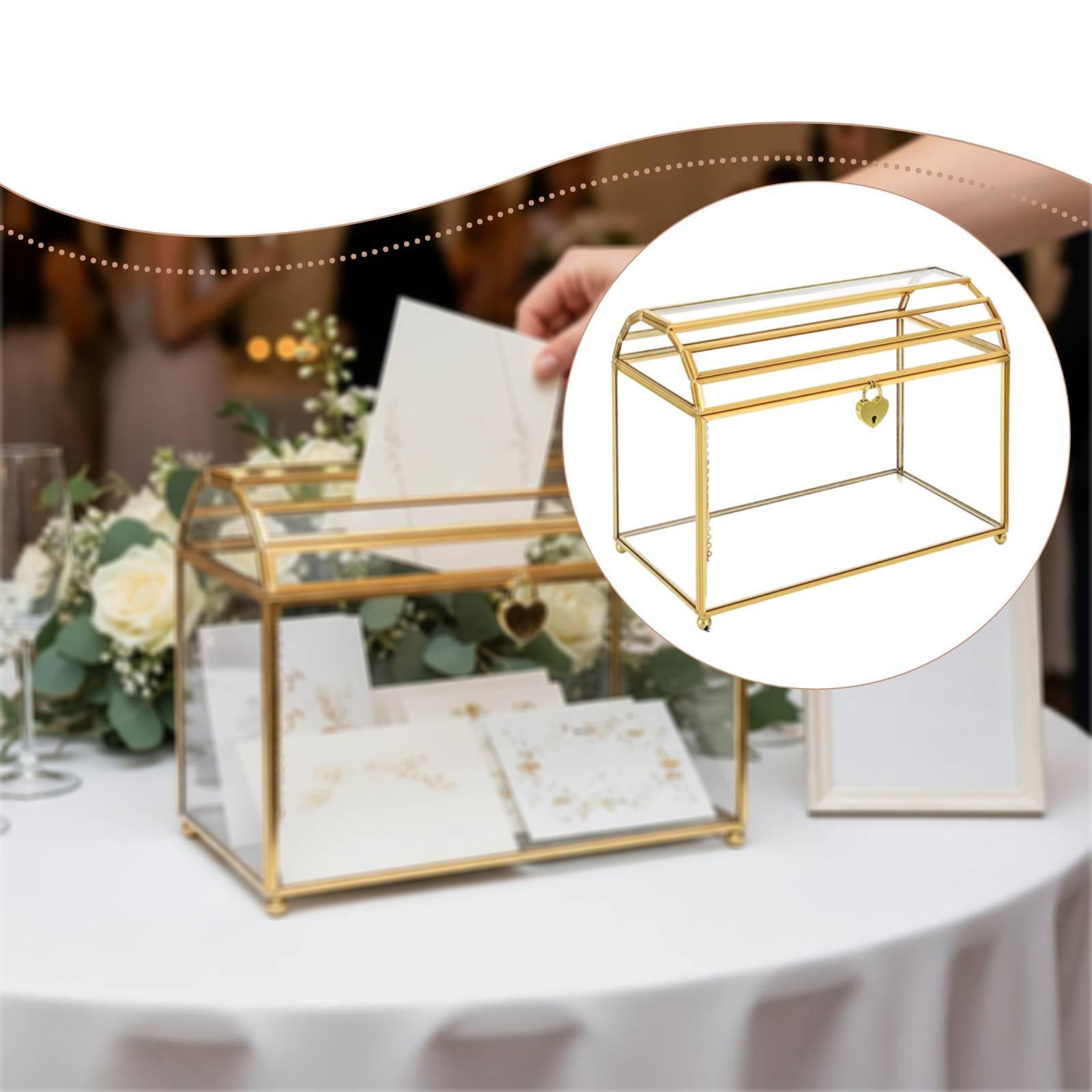 Glass Wedding Card Box Storage - огляд і ціна Event Party Box