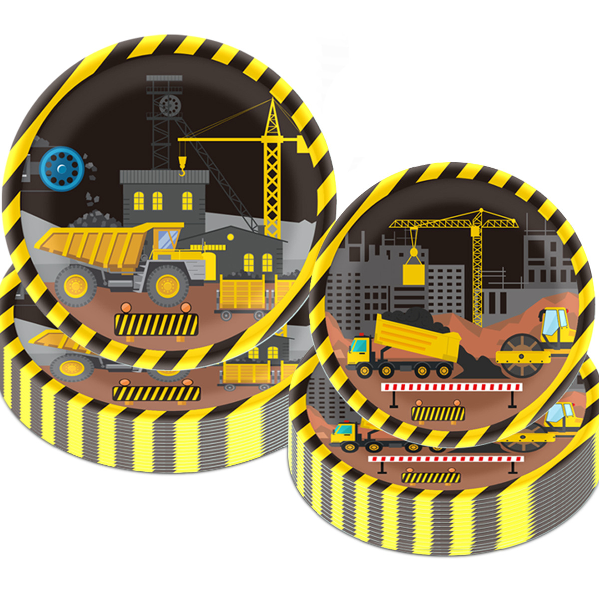 Excavator Themed Plates, Paper - огляд і ціна Event Z