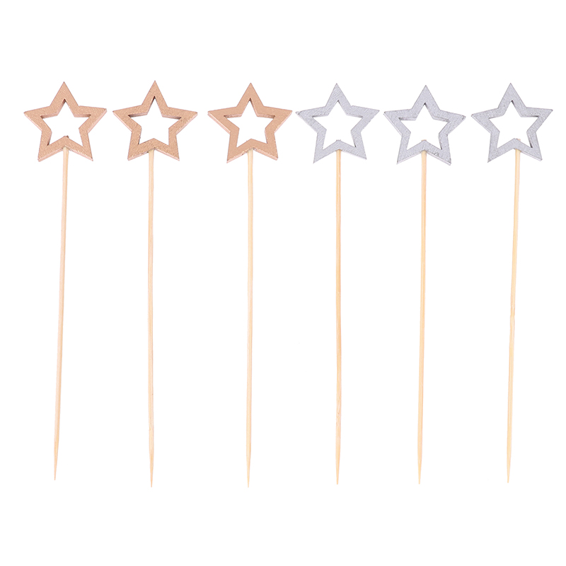 50/100Pcs Star Disposable Bamb - огляд і ціна Centerpiece Stick
