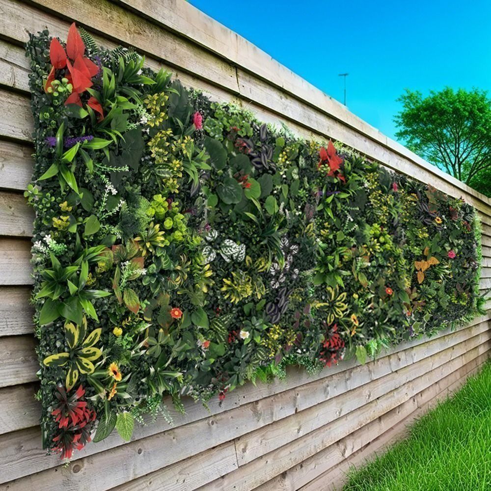 DIY Artificial Plant Wall Pane - огляд і ціна Flower Wall Panel
