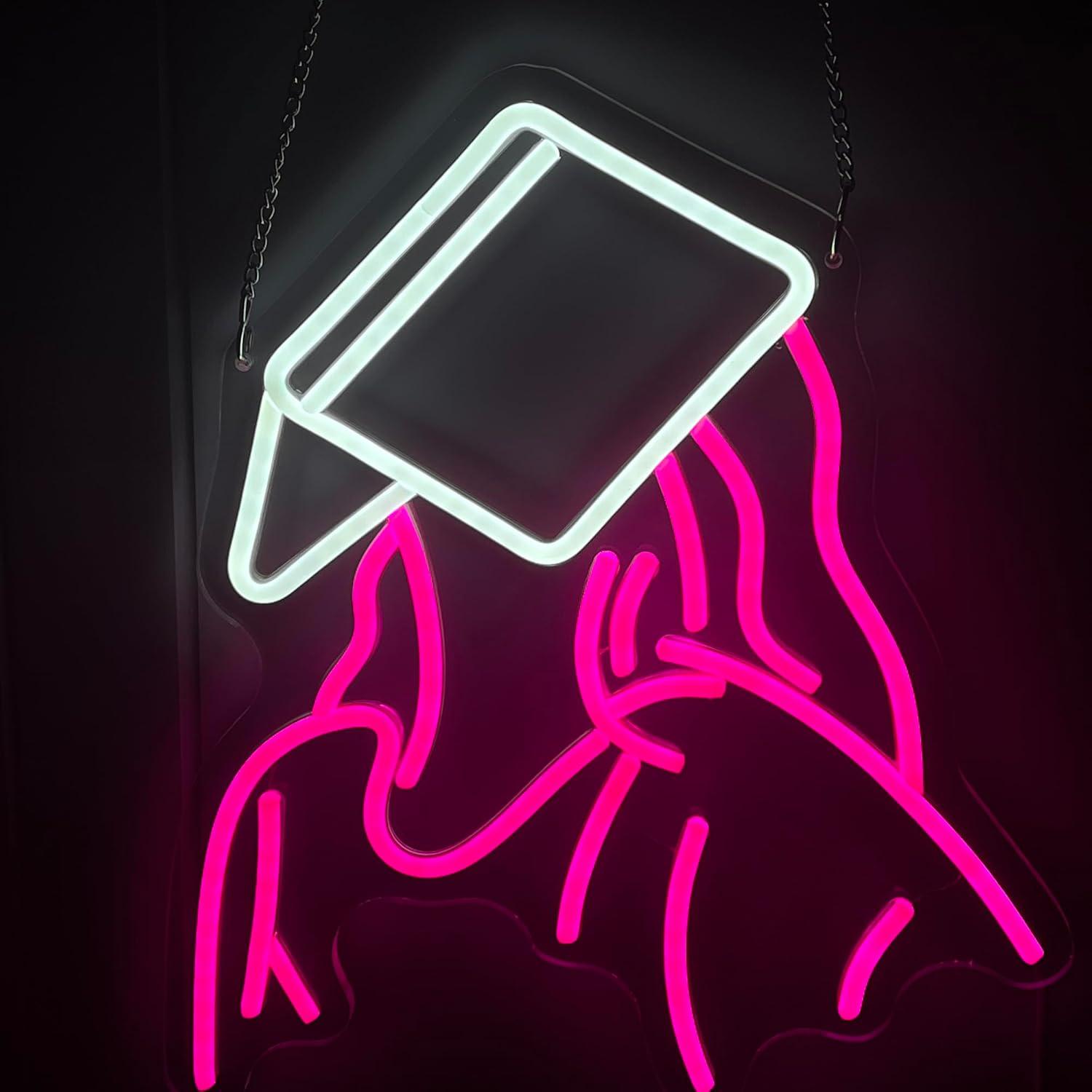 Reading Girl Neon Sign USB Dim - огляд і ціна Neon Sign Party