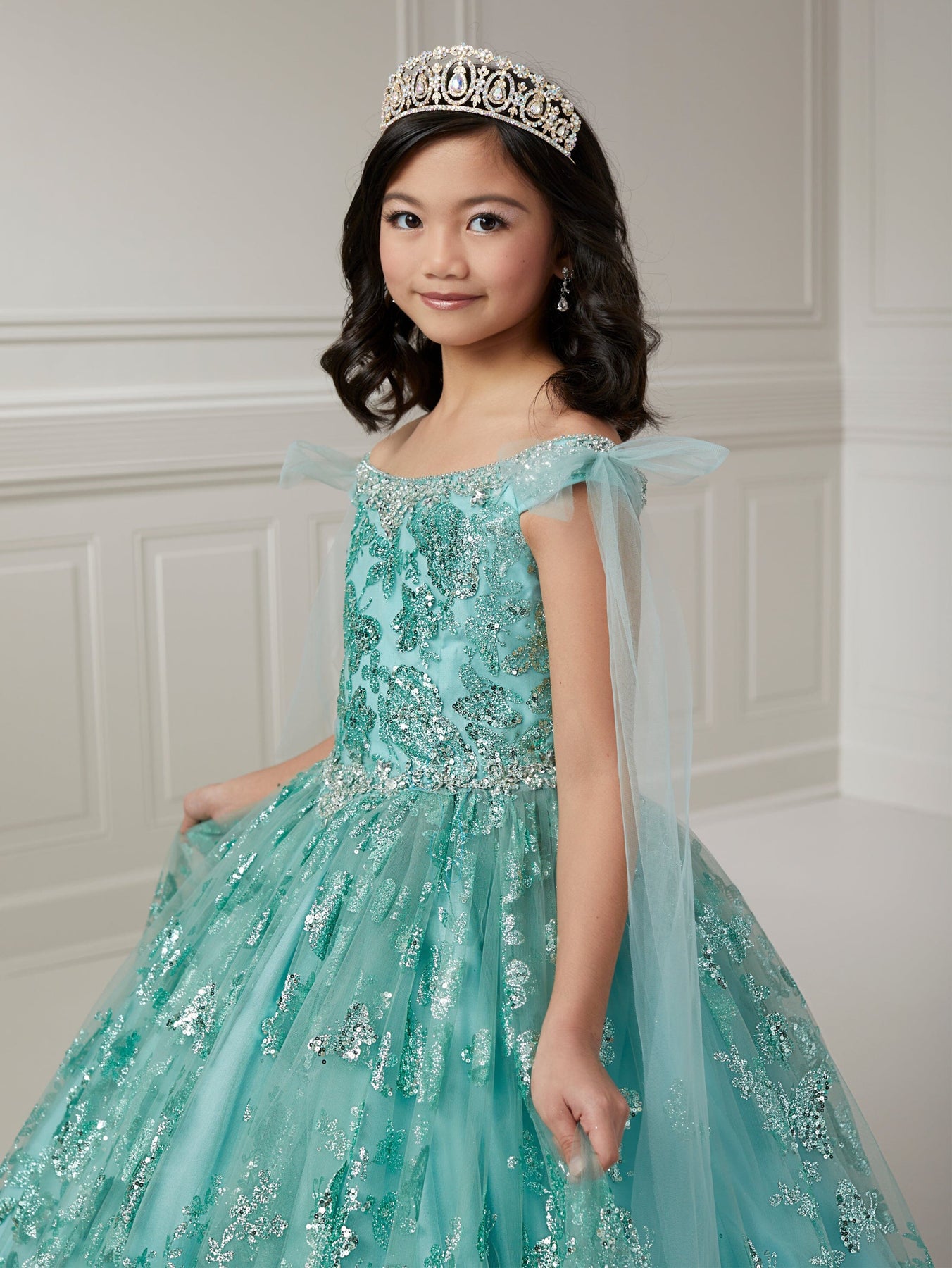 Gorgeous Flower Girl Dress Gre - огляд і ціна Birthday Sash Glitter