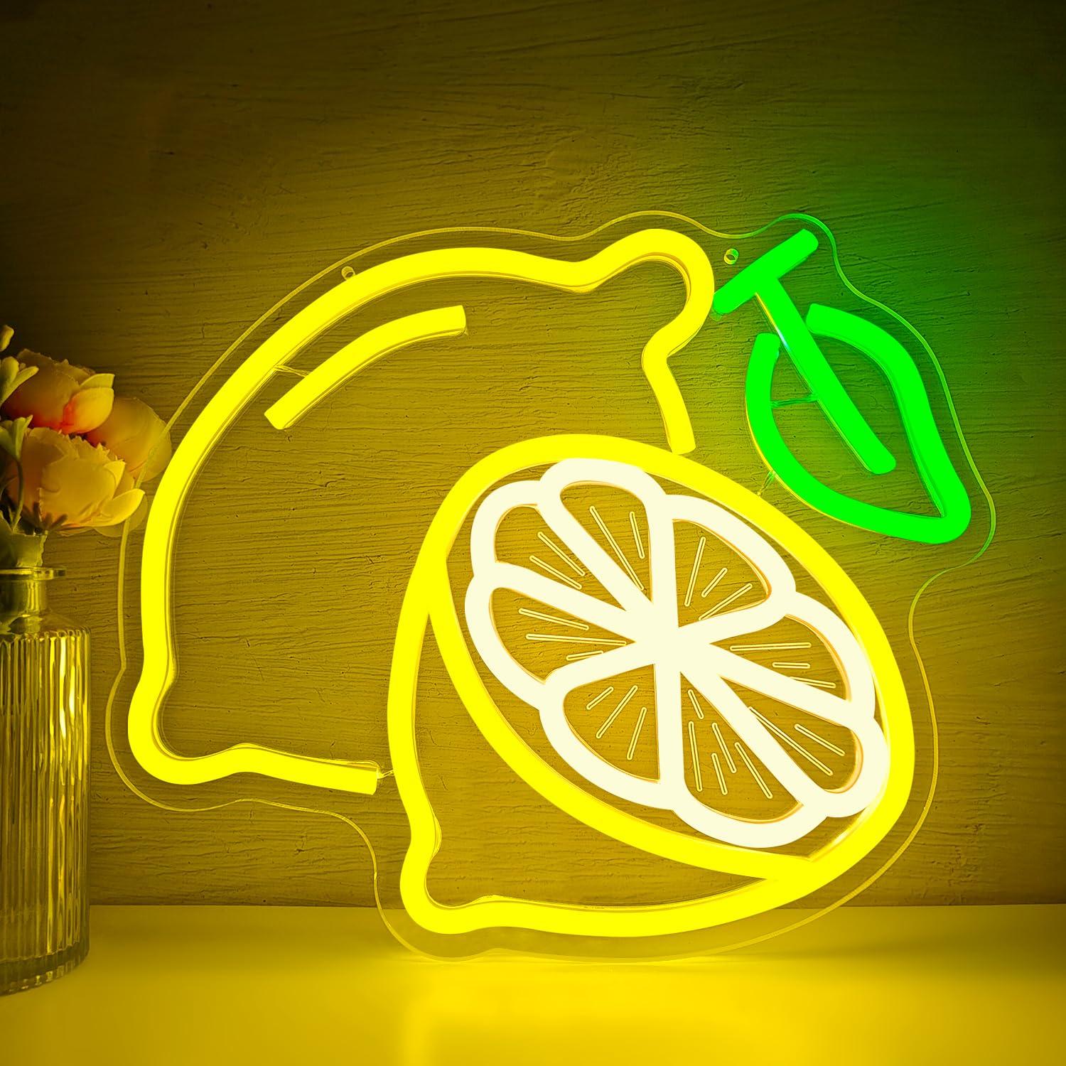 Lemon Neon Sign Dimmable LED L - огляд і ціна Neon Sign Party