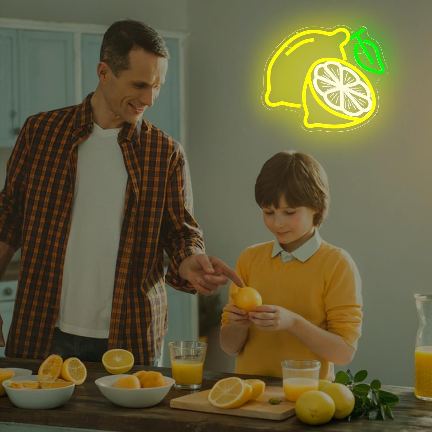 Lemon Neon Sign Dimmable LED L - огляд і ціна Neon Sign Party
