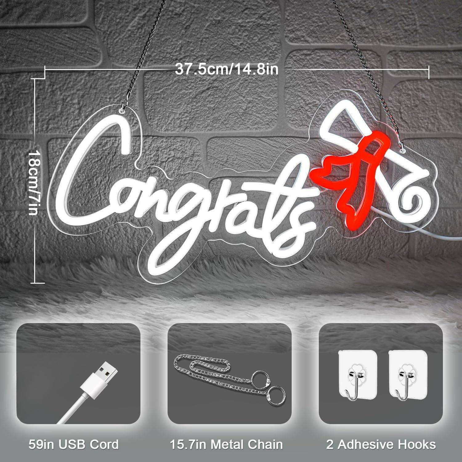 Congrats Graduation Neon Sign  - огляд і ціна Neon Sign Party