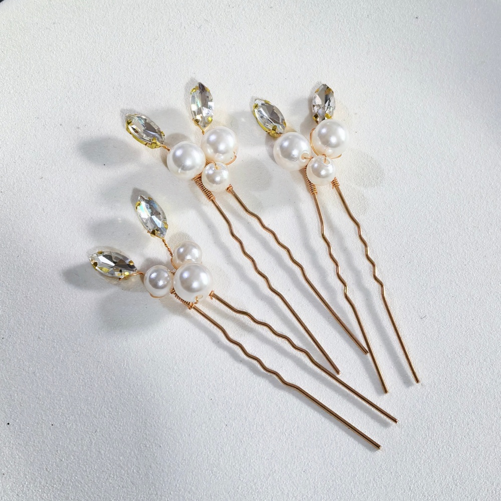 Pearl Crystal Hair Pins Comb S - огляд і ціна Event Suppliers