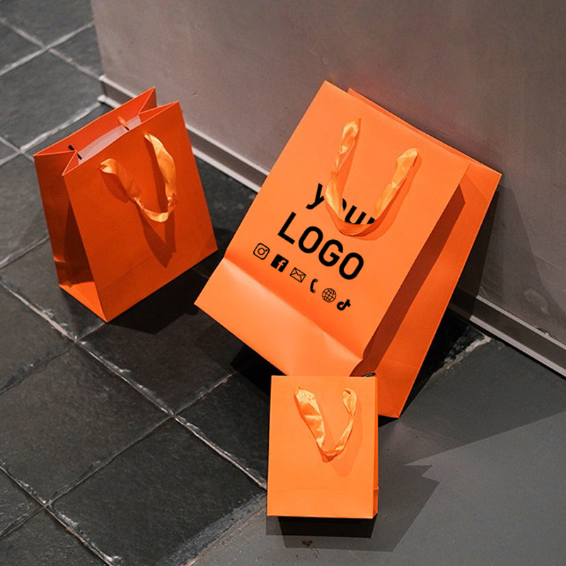 10pcs Orange Clothing Tote Bag - огляд і ціна Event Party Shop