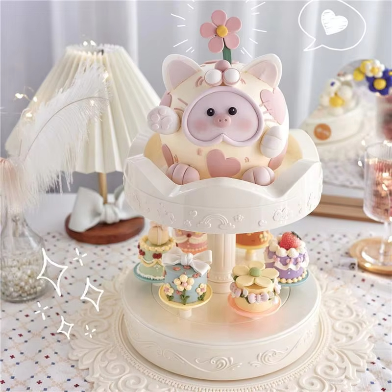 2-tier Automatic Rotating Cake - огляд і ціна Cupcake Stand Tier